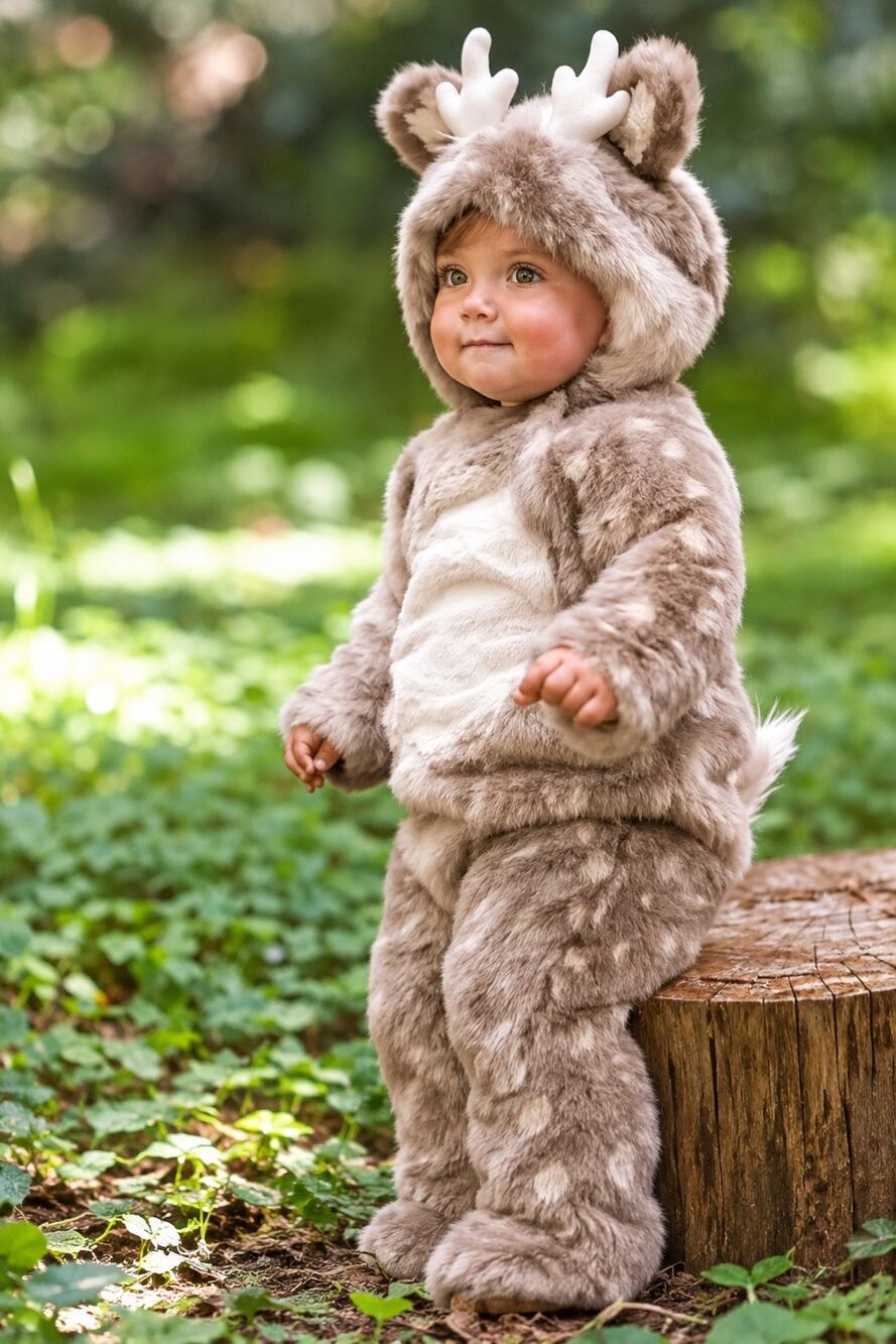 Pottery Barn Kids Toddler Woodland Deer Halloween Costume size 3